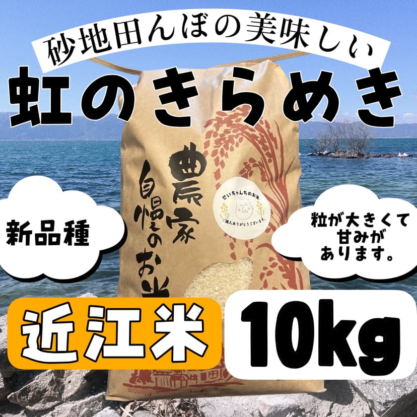 【令和7年度新米】近江米 にじのきらめき10kg 滋賀県産 メイン画像